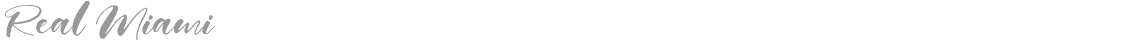 Real Miami font preview